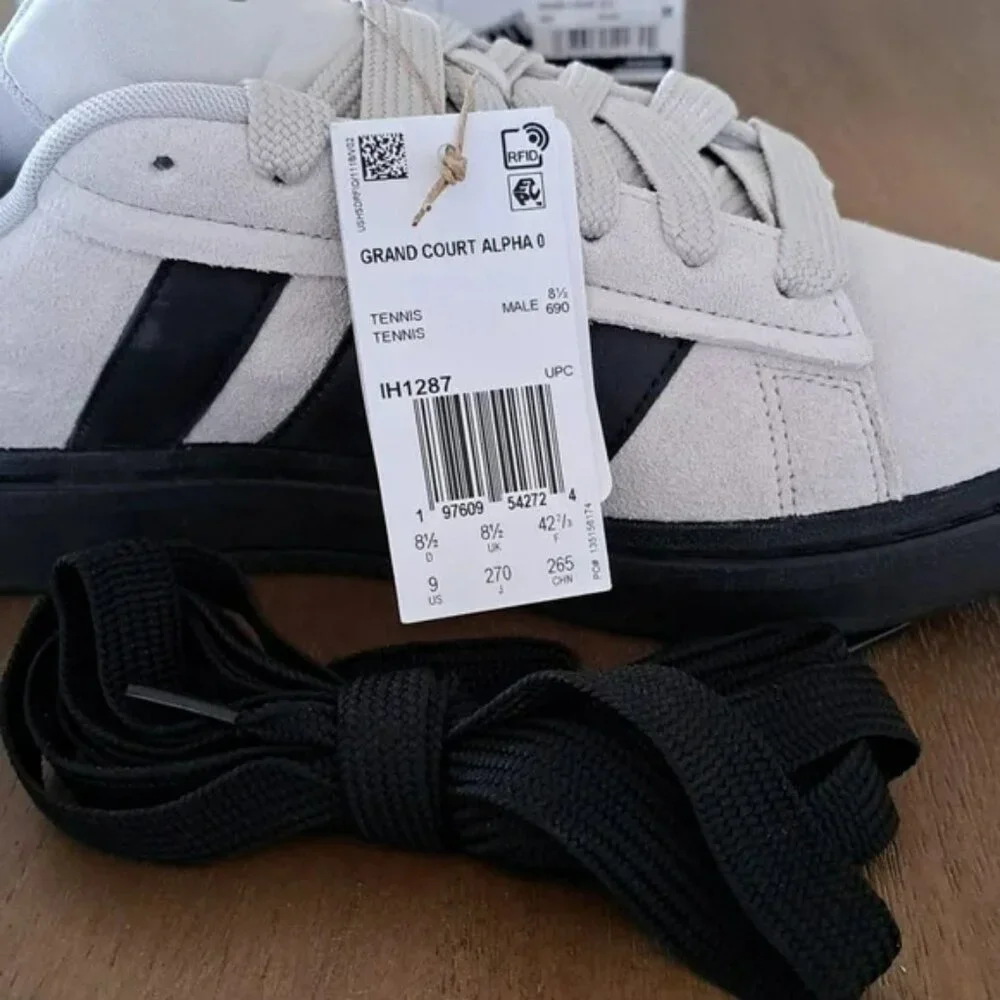 Adidas Grand Court Alpha 00s - Color: Grey/Black - Size: Men 9 - Picture 10 of 10